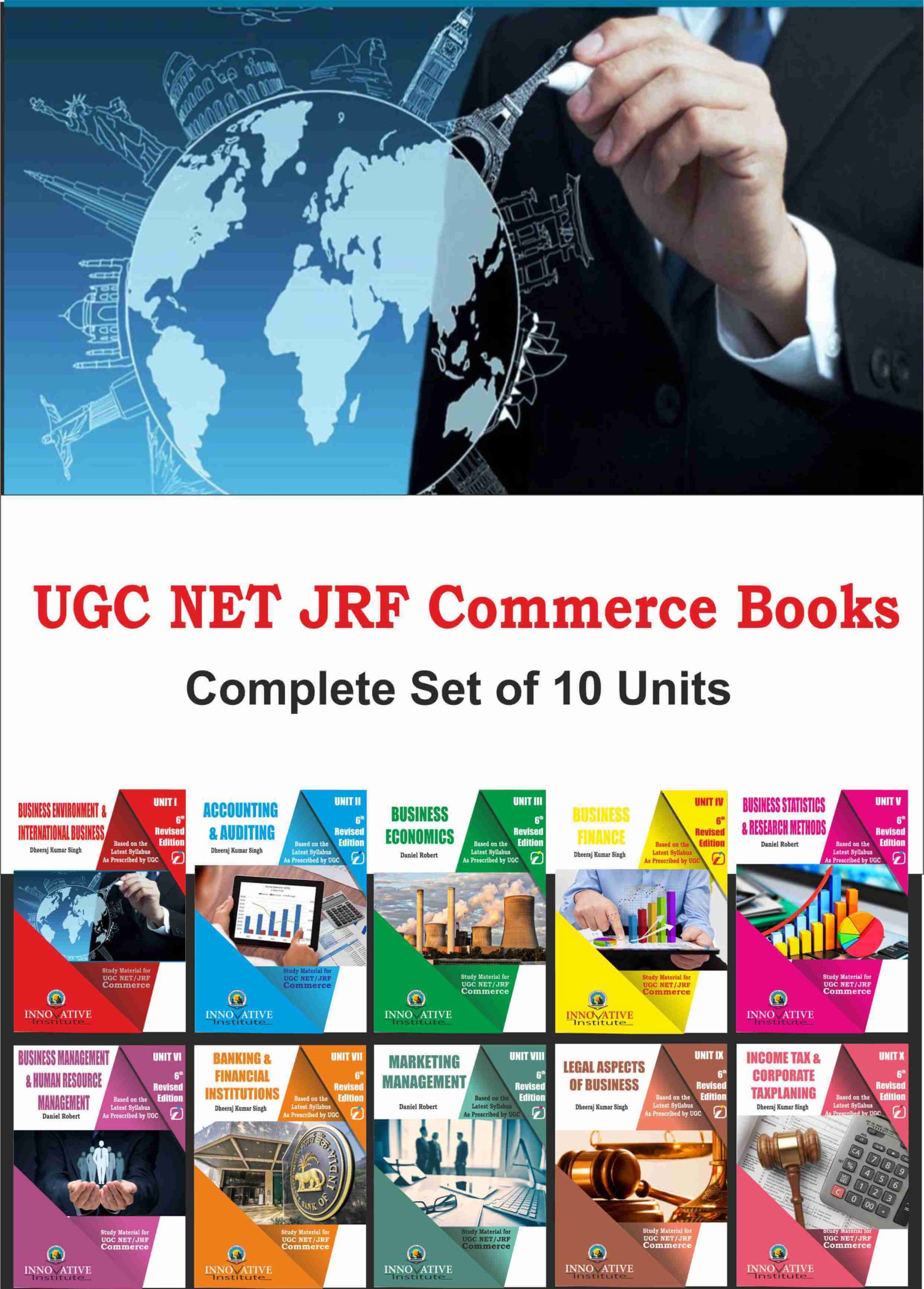 Ugc Net Jrf Commerce Books Complete Set Of Books Innovative