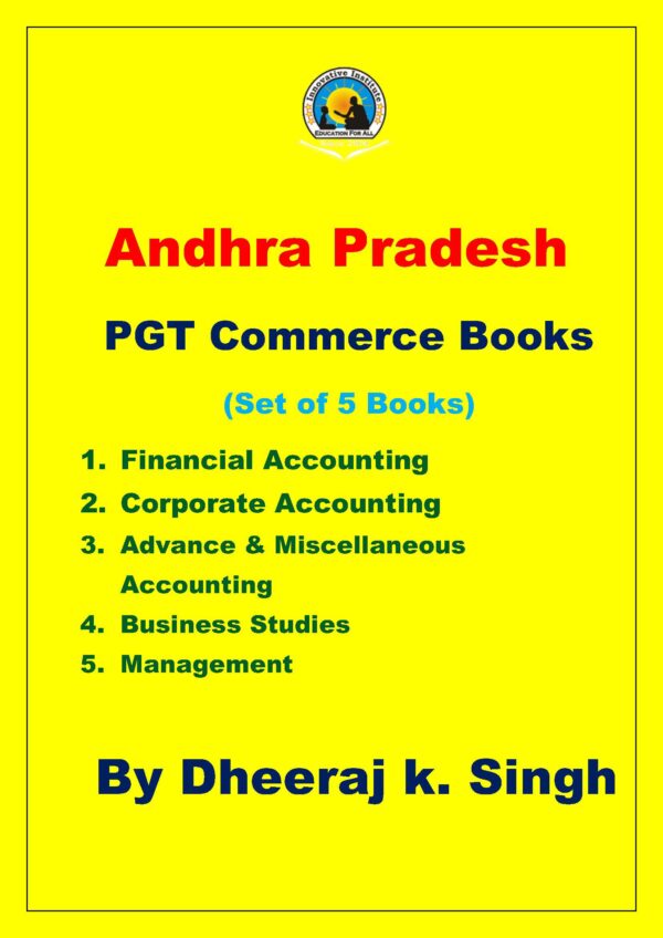 Andhra Pradesh PGT Commerce Books